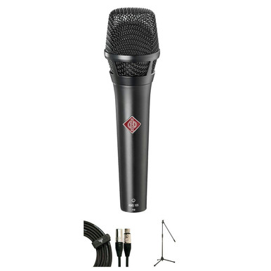 Neumann KMS105MT Condenser Microphone Bundle with Mic Stand and XLR Cable