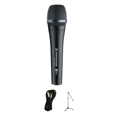 Sennheiser E945 Microphone Bundle with Mic Stand & XLR Cable