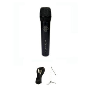 Sontronics SOLO Supercardiod Vocal Microphone Bundle with Stand and XLR Cable