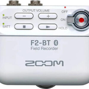 Zoom F2 Compact Field Recorder With Lavalier Mic & Bluetooth
