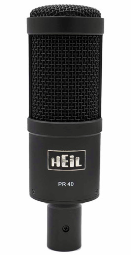 Heil Sound PR 40 Large Diameter Studio Microphone in Black
