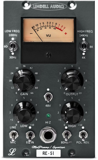 Lindell Audio RE51 Retro 500-Series Mic Pre 500 SERIES