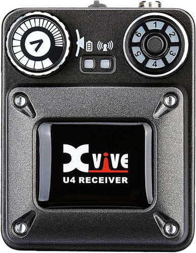 Xvive In-Ear Monitor Wireless System with 1 Transmitter & 4 Receivers (No Earphones)