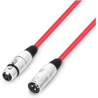 Adam Hall 3 STAR XLR Microphone Cable 1m Red