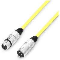 Adam Hall 3 STAR XLR Microphone Cable 50cm Yellow