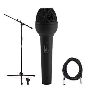 Lambden Audio C70 Pro Handheld Condenser Microphone Boom Stand Pack