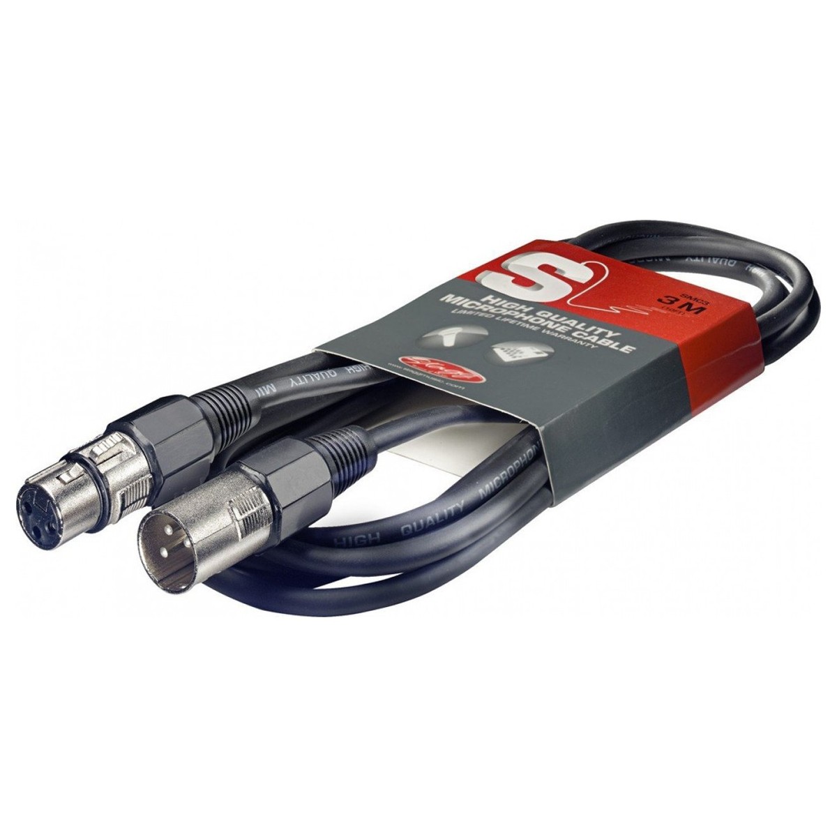 Stagg SMC6 XLR Microphone Cable (6m/20ft) Black