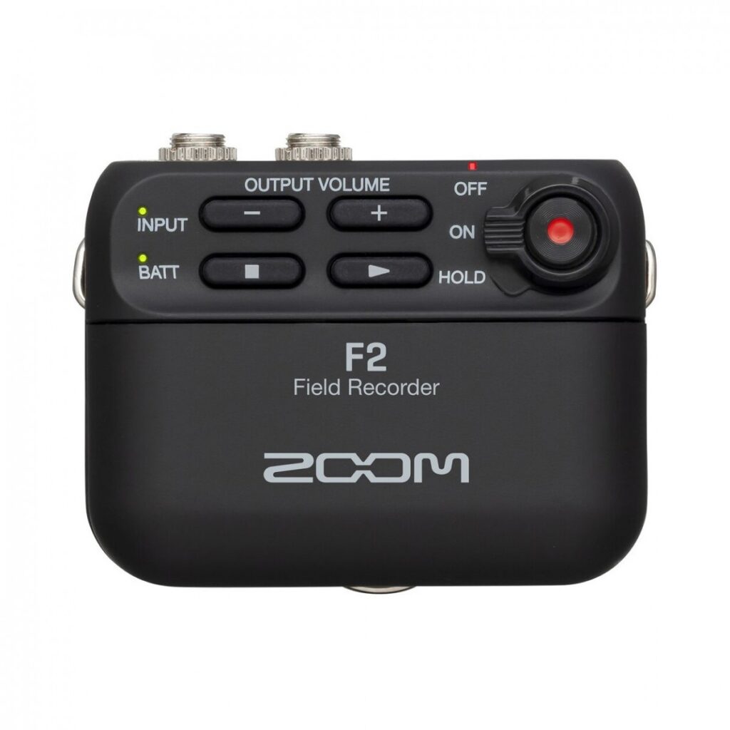 Zoom F2 Field Recorder and Lavalier Microphone