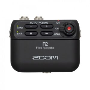 Zoom F2 Field Recorder and Lavalier Microphone