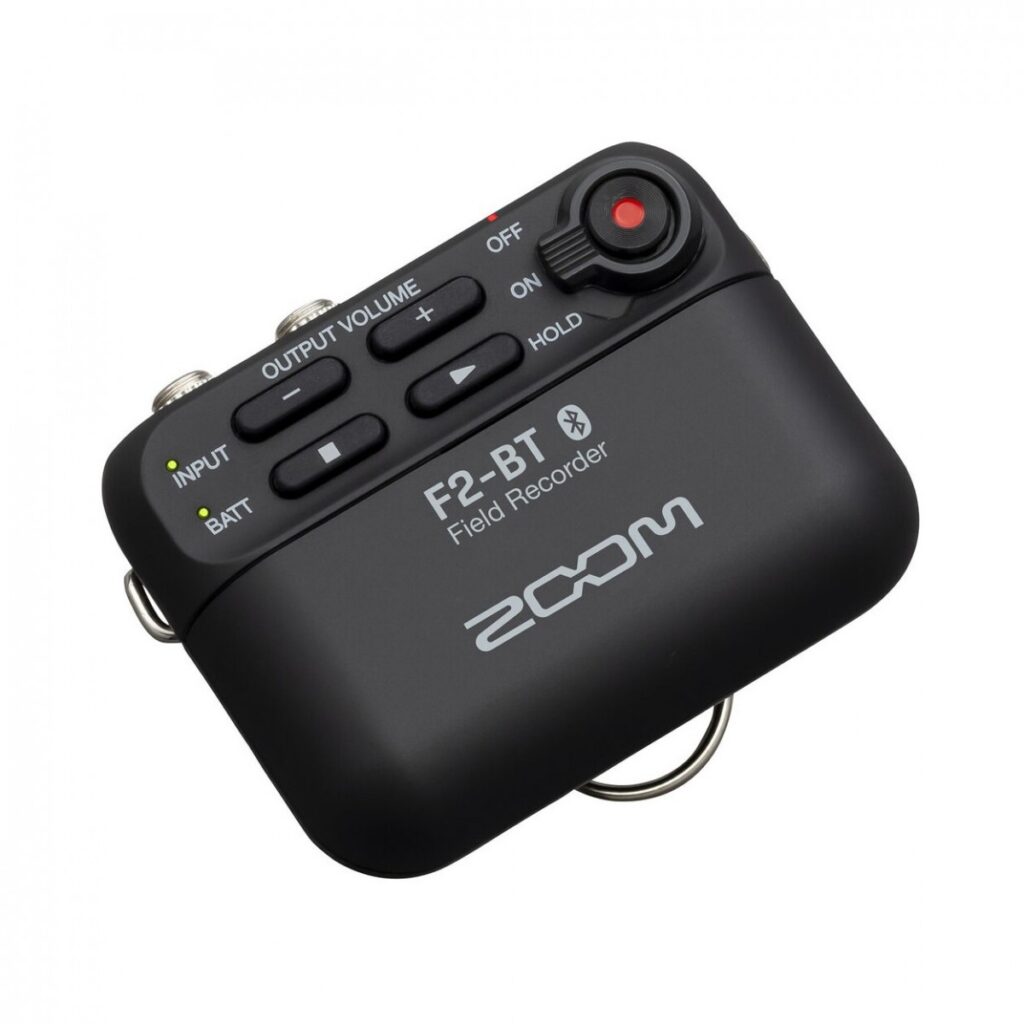 Zoom F2-BT Field Recorder with Bluetooth and Lavalier Mic