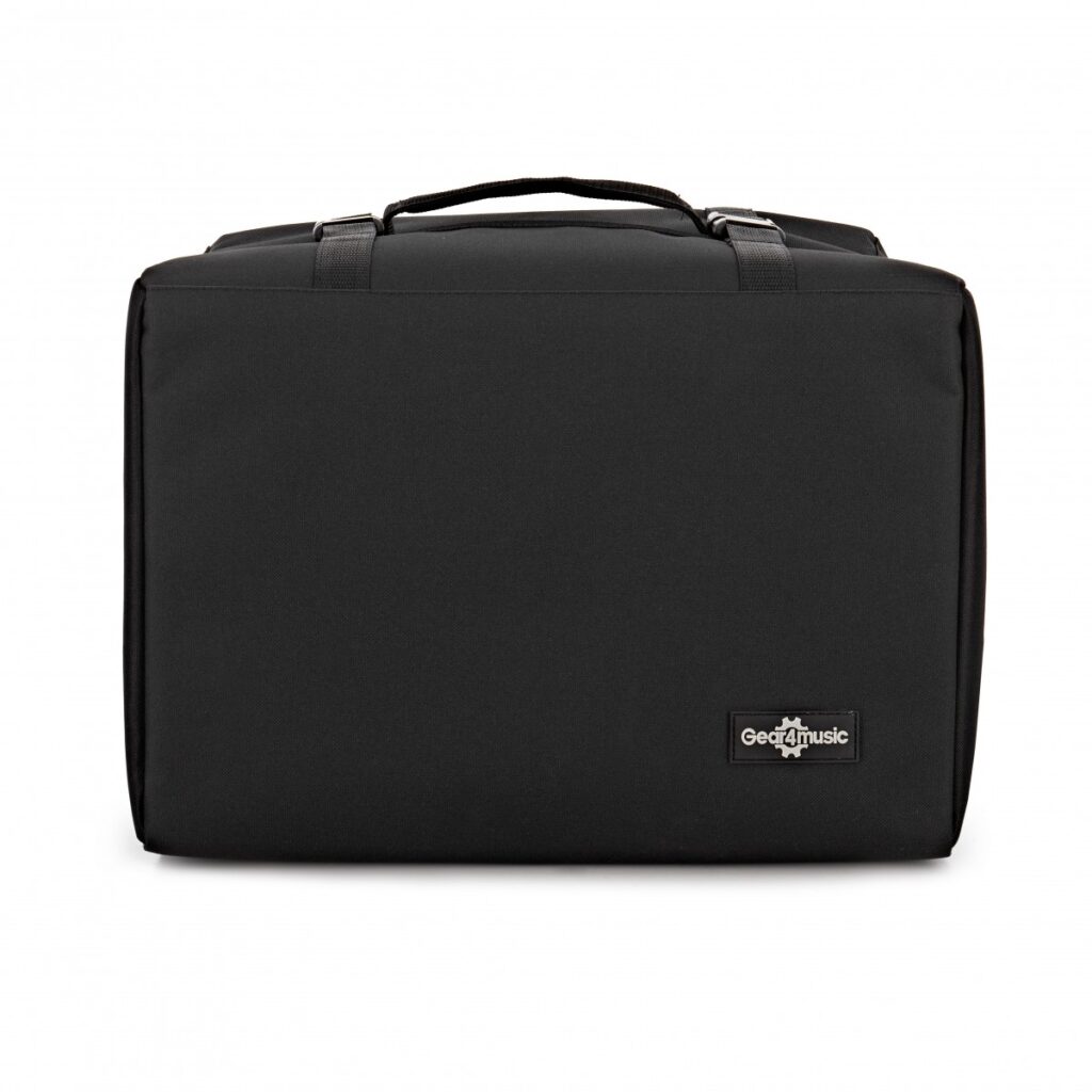 6 Microphone Bag with Accessory Pockets by Gear4music