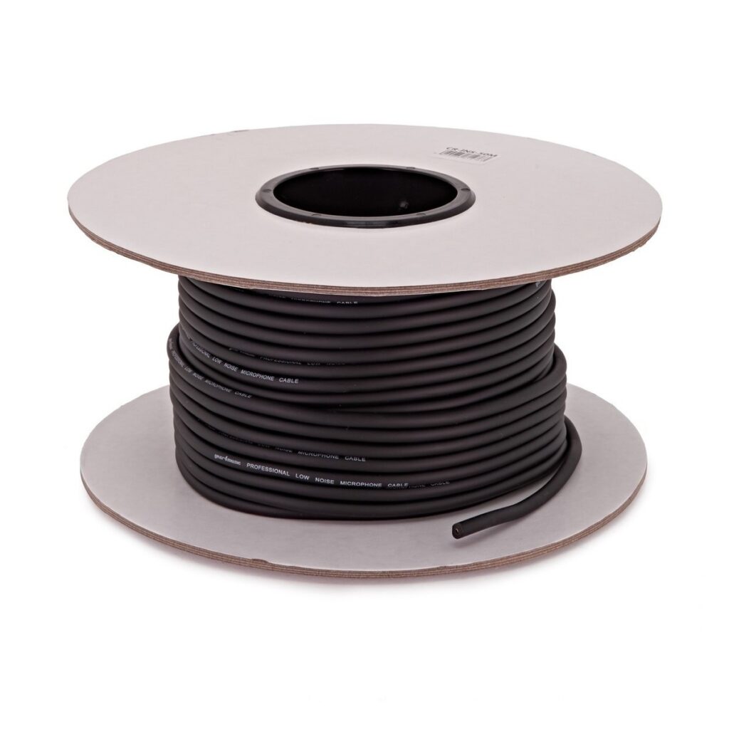 Microphone Cable by Gear4music 50m