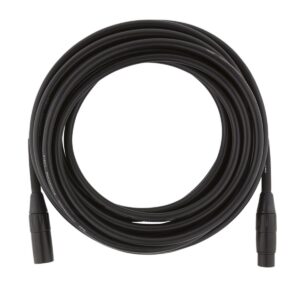 Fender Professional 25ft Microphone Cable Black