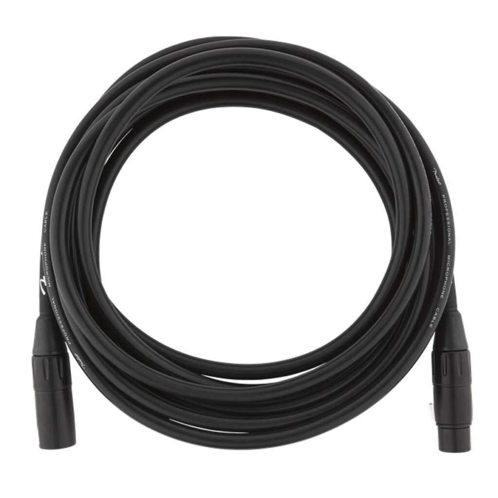 Fender Professional 4.5M/15ft Microphone Cable Black