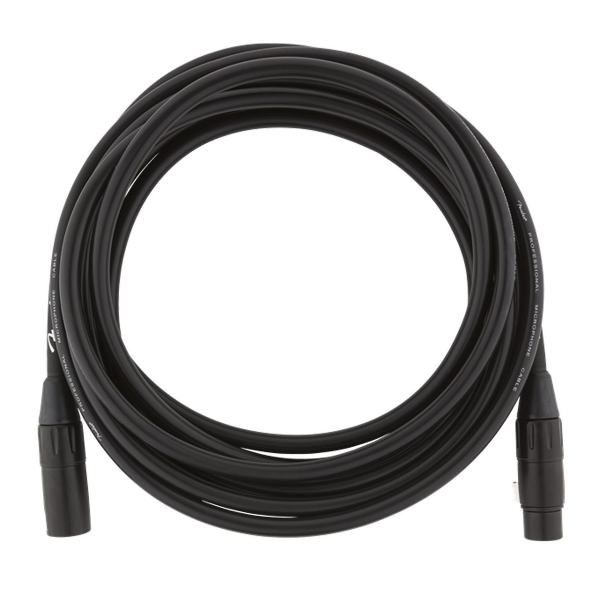 Fender Professional 4.5M/15ft Microphone Cable Black