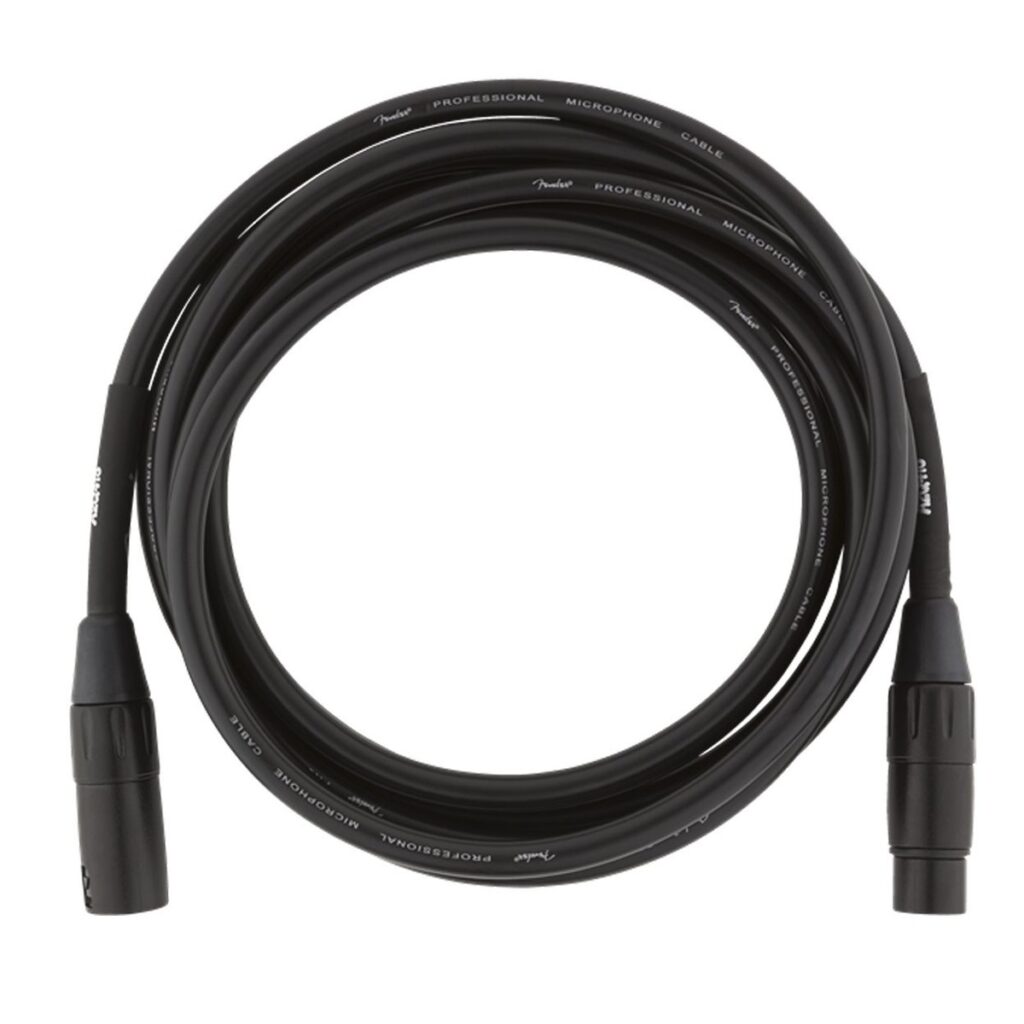Fender Professional Series 3M/10ft Microphone Cable Black