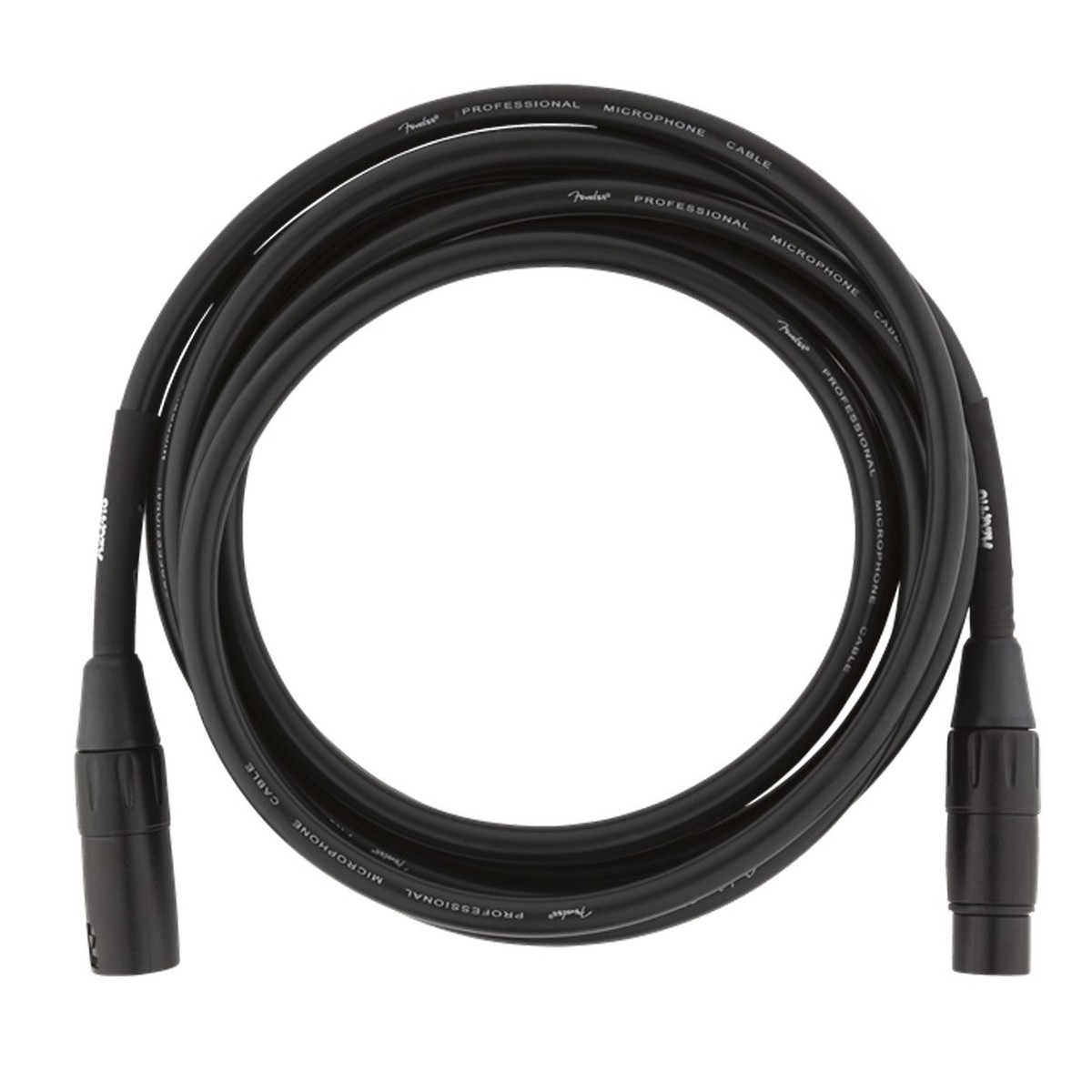Fender Professional Series 3M/10ft Microphone Cable Black
