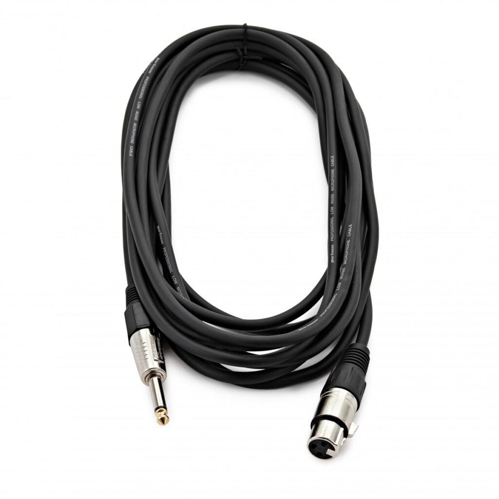 XLR (F) - Jack Microphone Cable 6m
