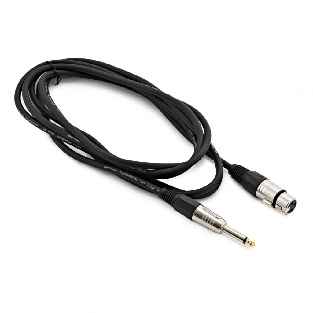 XLR (F) - Jack Microphone Cable 3m