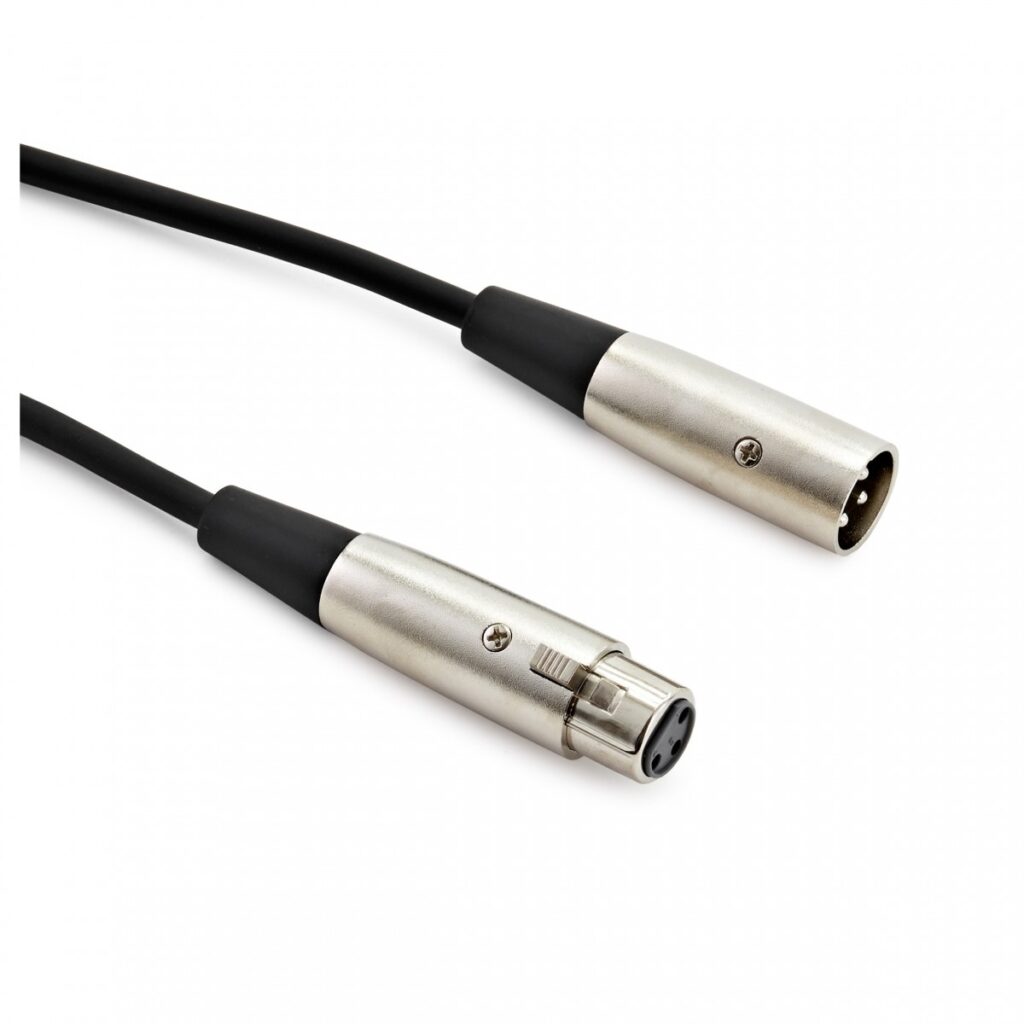 XLR (F) - XLR (M) Microphone Cable 1m