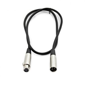 XLR (F) - XLR (M) Microphone Cable 1m