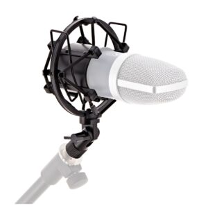 Shock Mount for Condenser Microphones by Gear4music Black