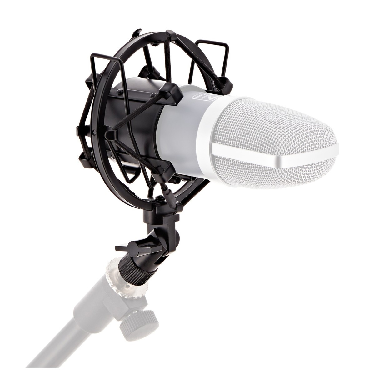 Shock Mount for Condenser Microphones by Gear4music Black