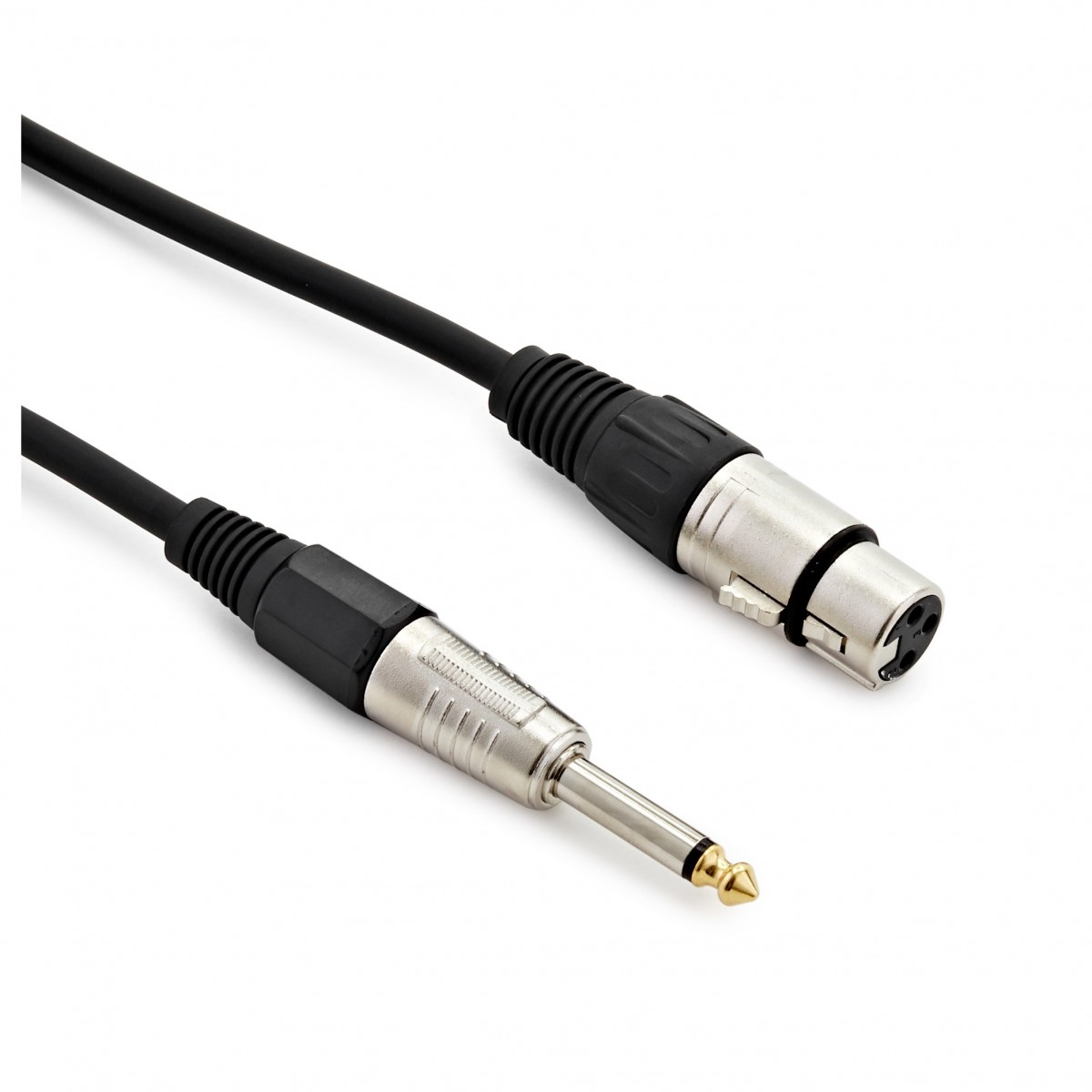XLR (F) - Jack Microphone Cable 1m