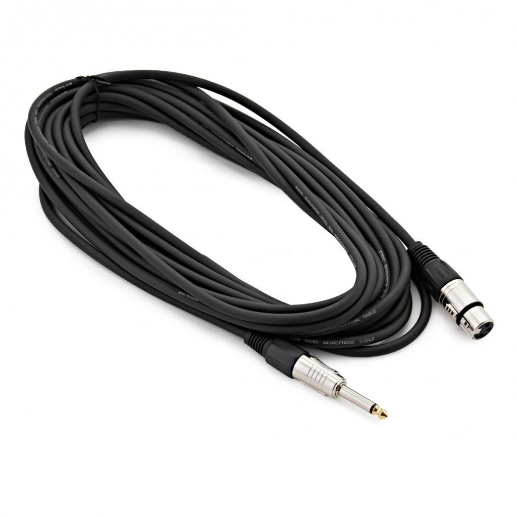 XLR (F) - Jack Microphone Cable 9m
