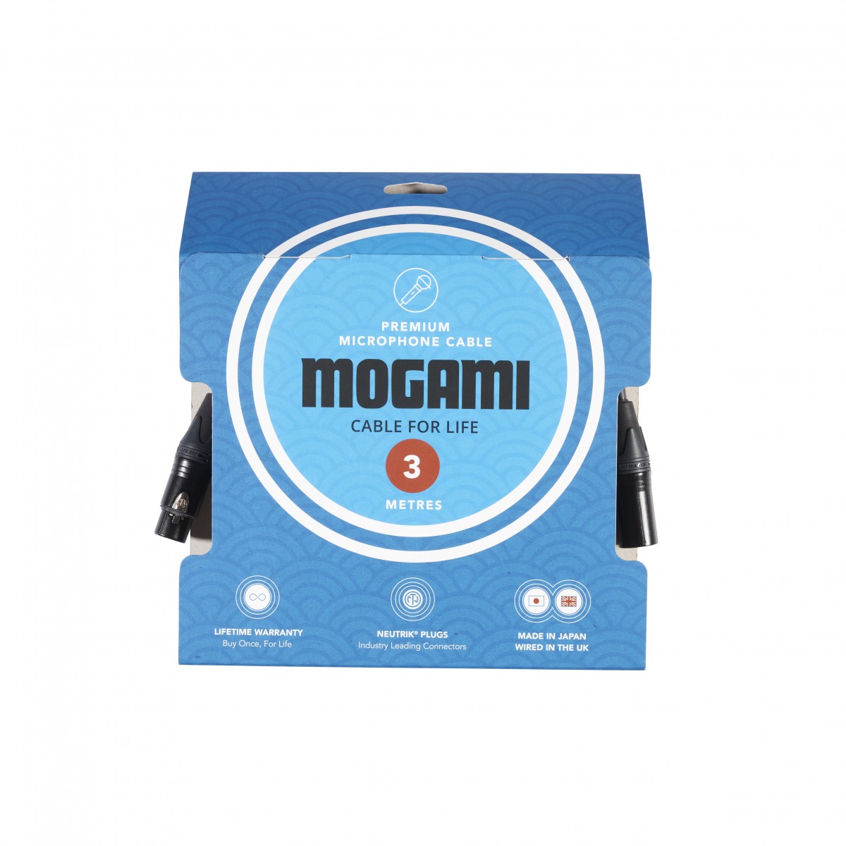 Mogami XLR(F) - XLR(M) Mic Cable 3m