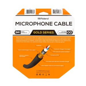 Roland Gold Series Microphone Cable 25ft/7.5m