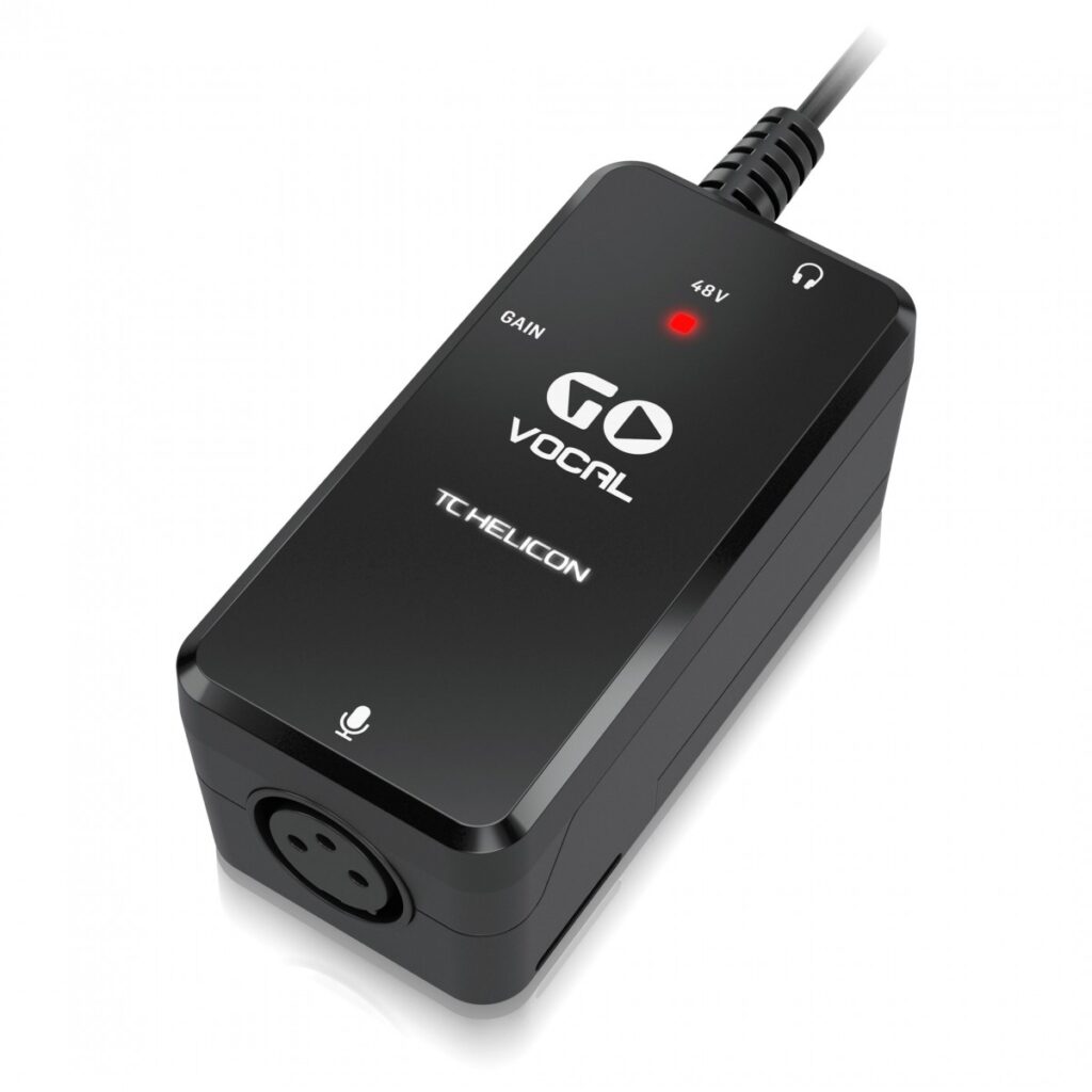 TC Helicon GO VOCAL Microphone Pre-amp for Mobile Devices
