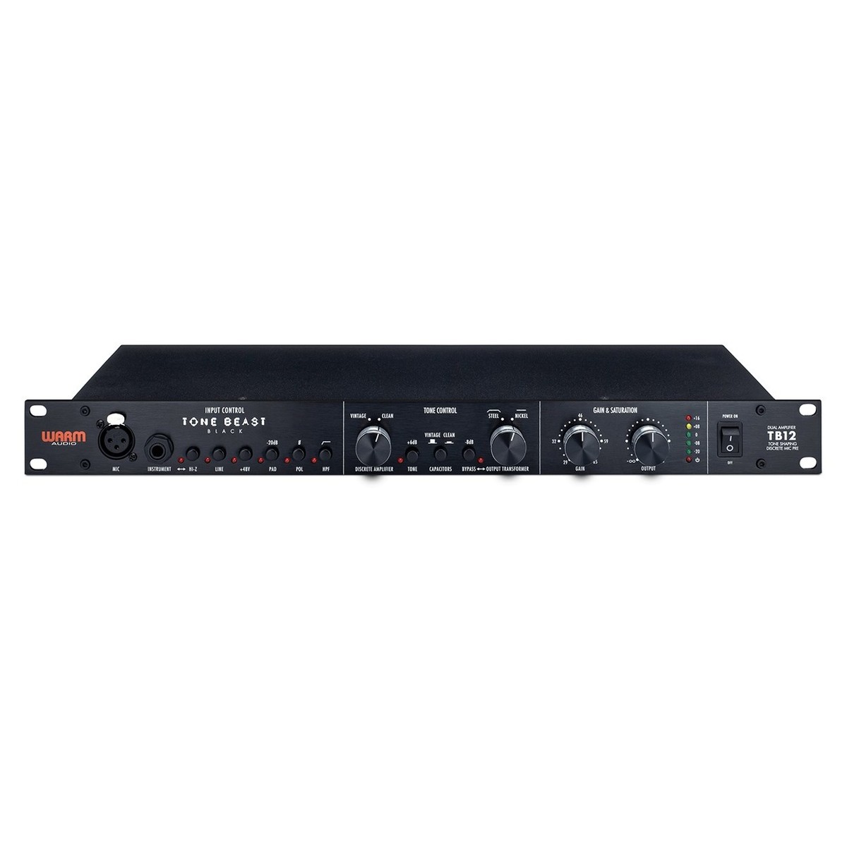 Warm Audio TB12 Black Tone Beast Tone Shaping Mic Preamp