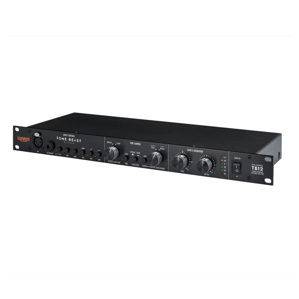 Warm Audio TB12 Black Tone Beast Tone Shaping Mic Preamp