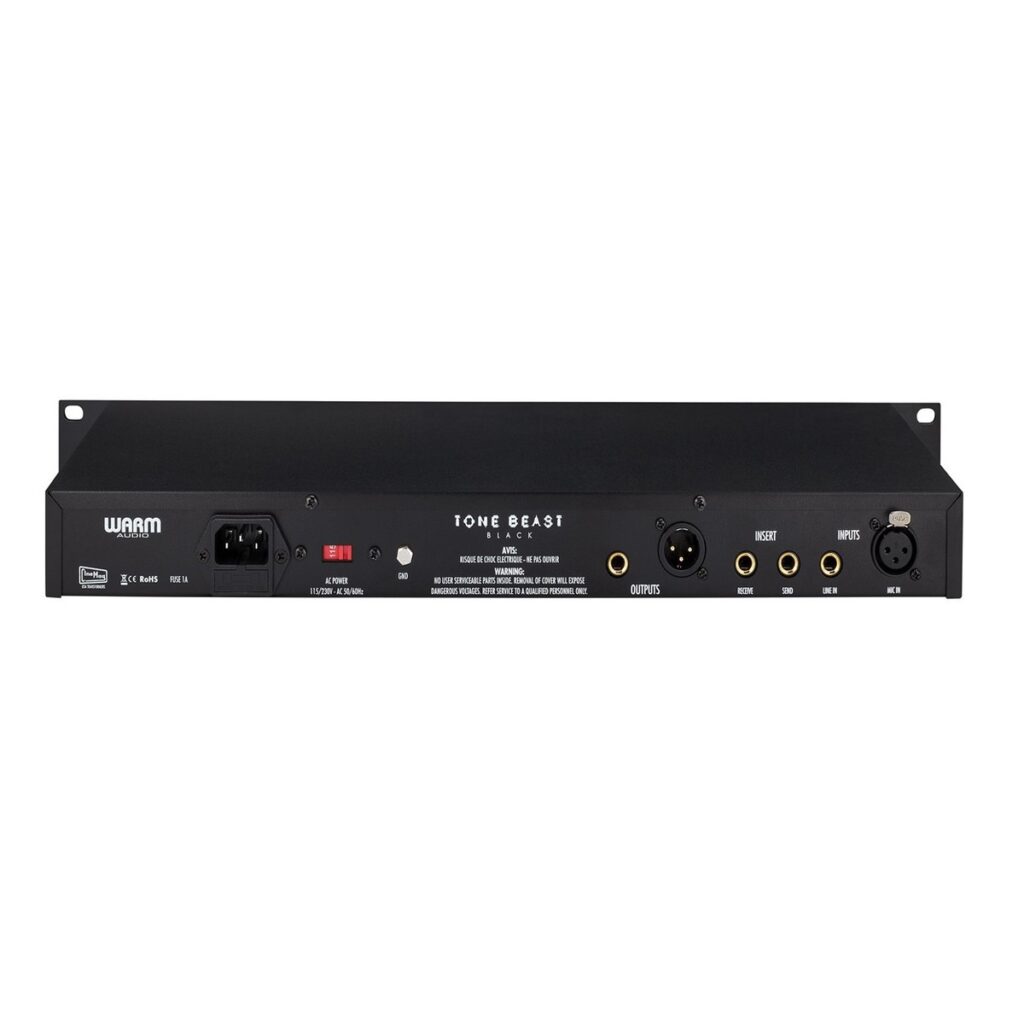Warm Audio TB12 Black Tone Beast Tone Shaping Mic Preamp