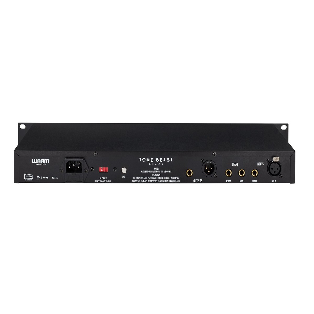 Warm Audio TB12 Black Tone Beast Tone Shaping Mic Preamp