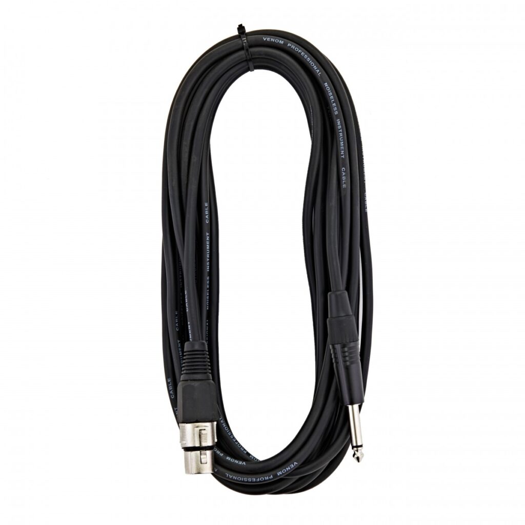 Venom BOA-20 Jack to XLR (F) Microphone Lead 20ft