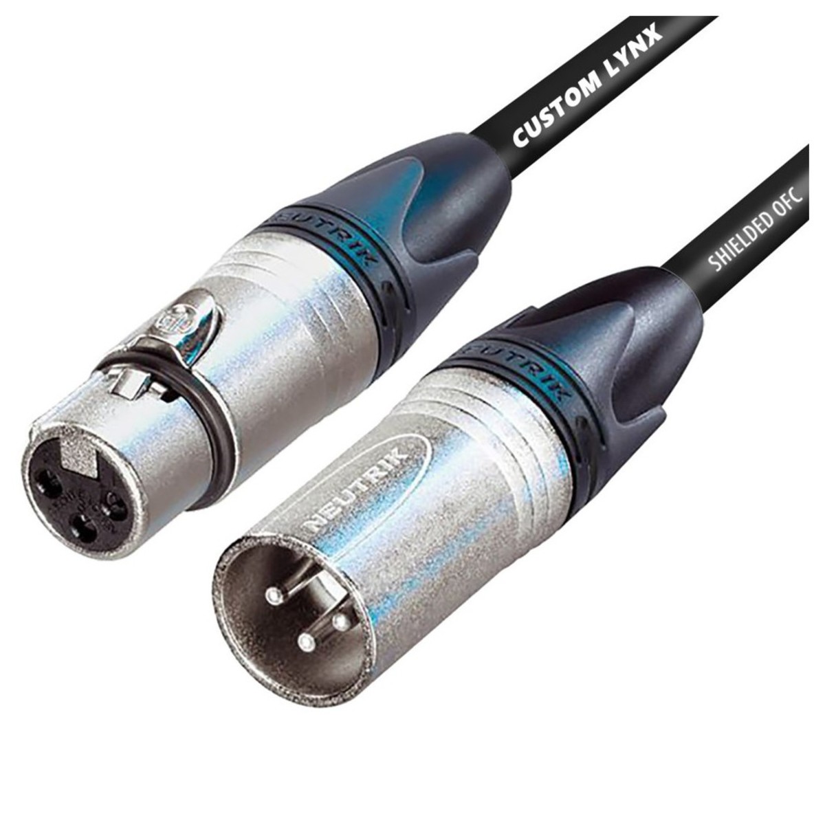 DISC Custom Lynx Tour Grade Quality Neutrik XLR to XLR Mic Cable 10m
