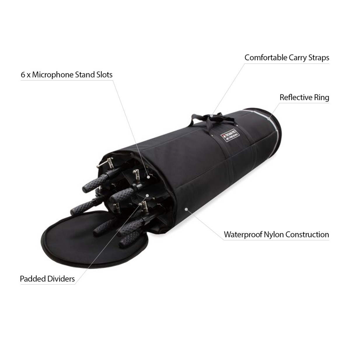 Trojan Pro Microphone Stand Gig Bag