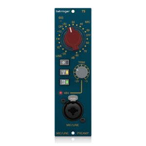 Behringer 73 Microphone Preamplifier with Custom-Built Midas Transformers
