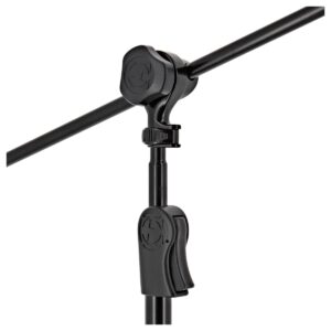 Hercules MS532B Ez Clutch Mic Stand with 2 in 1 Boom and Mic Clip