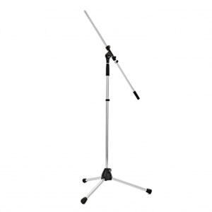 K&M 210/2 Boom Microphone Stand Chrome