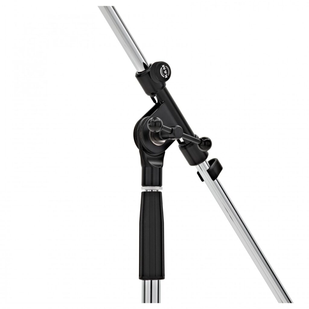 K&M 210/2 Boom Microphone Stand Chrome