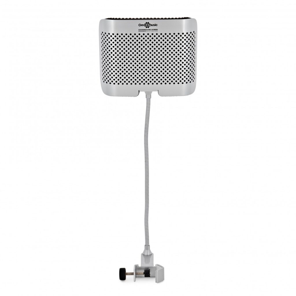 Gooseneck Microphone Reflection Filter by Gear4music