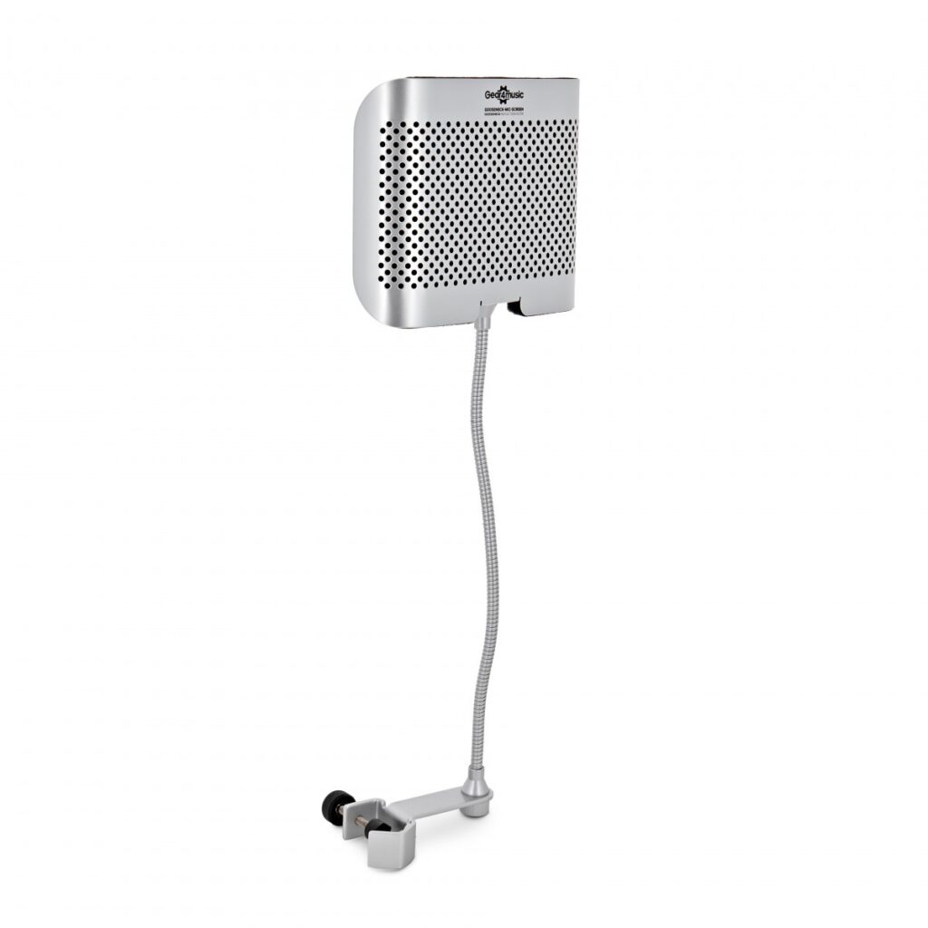 Gooseneck Microphone Reflection Filter by Gear4music