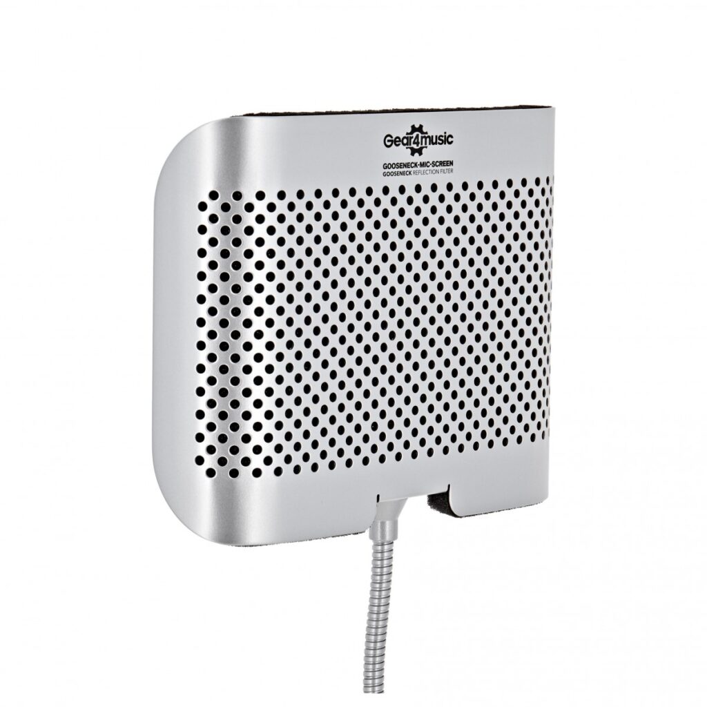 Gooseneck Microphone Reflection Filter by Gear4music