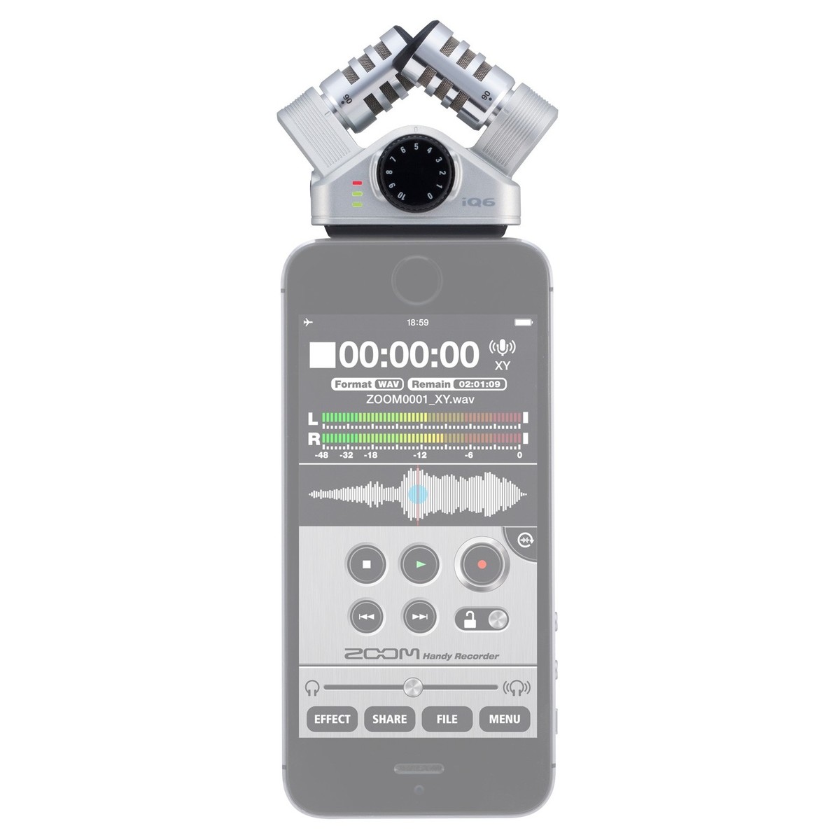 Zoom IQ6 Stereo XY Microphone