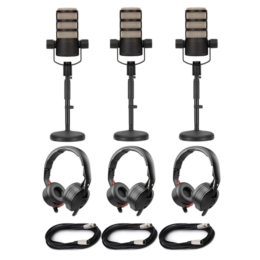 Rode Podcasting Expansion Bundle 3 People