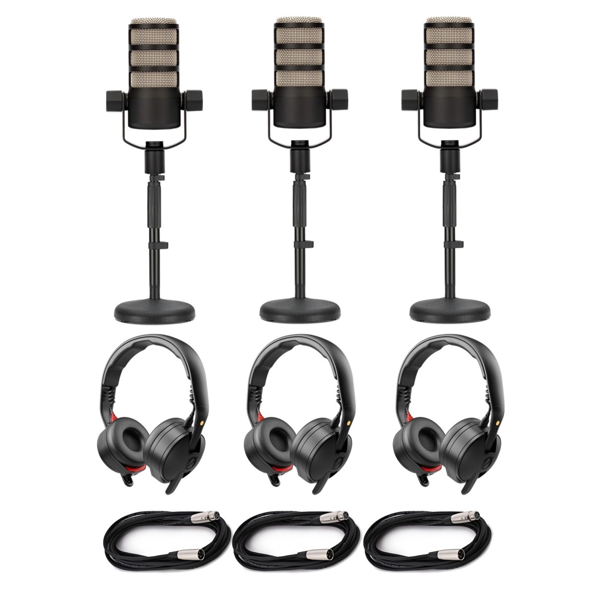 Rode Podcasting Expansion Bundle 3 People