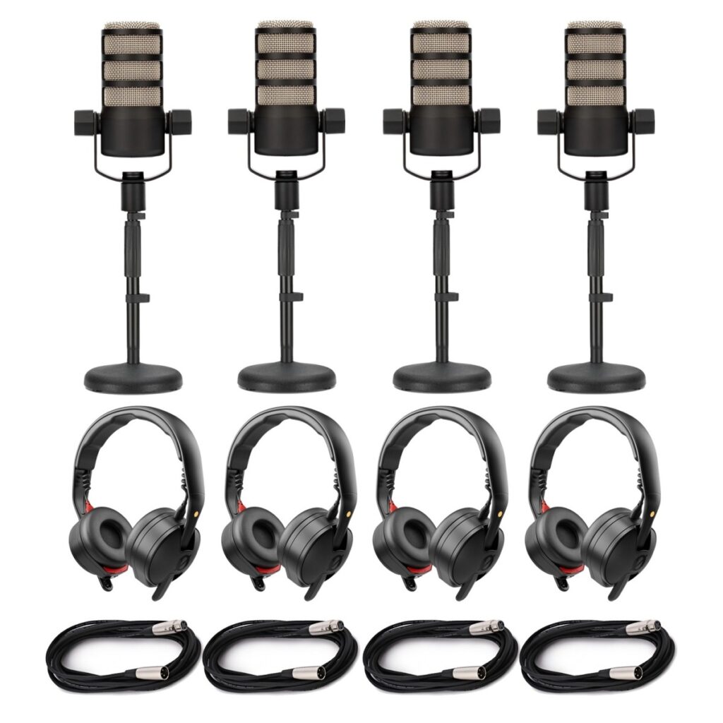 Rode Podcasting Expansion Bundle 4 People